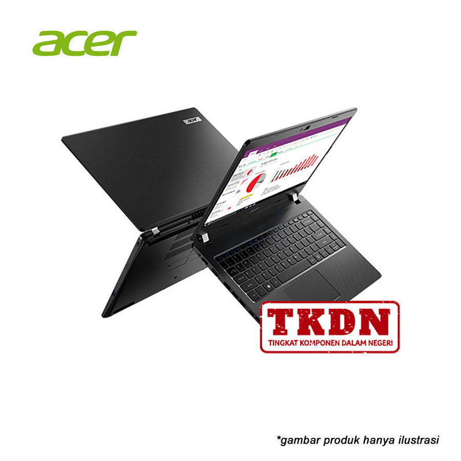 Laptop ACER Travelmate Core i7/16GB/1TB SSD/VGA 4GB/14"/Win11 Pro - utama